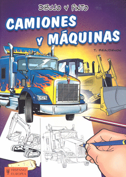 DIBUJO Y PINTO CAMIONES Y MAQUINAS