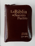 BIBLIA DE NUESTRO PUEBLO, LA. [MINI PIEL CON CREMALLERA]