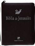 BIBLIA DE JERUSALEN. [MANUAL CREMALLERA CON UÑERO]