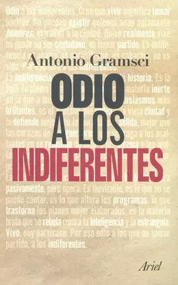ODIO A LOS INDIFERENTES