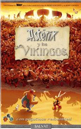 ASTERIX Y VIKINGOS LIBRO CON PEGATINAS