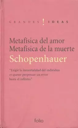 METAFISICA DEL AMOR METAFISICA DE LA MUERTE
