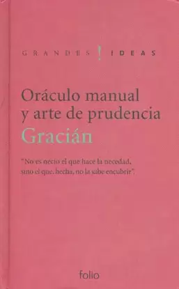 ORACULO MANUAL Y ARTE DE PRUDENCIA
