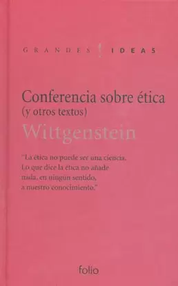 CONFERENCIA SOBRE ETICA Y OTROS TEXTOS