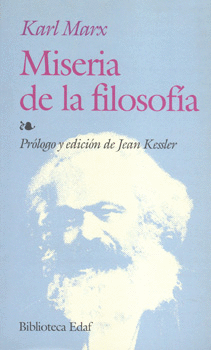 MISERIA DE LA FILOSOFIA