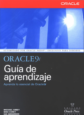 ORACLE 9I GUIA DE APRENDIZAJE