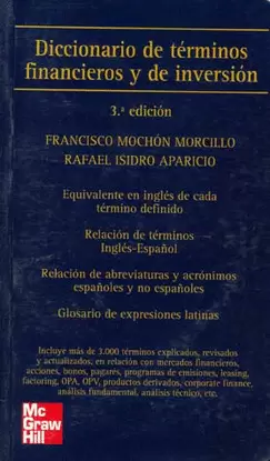 DICCIONARIO DE TERMINIOS FINANCIEROS Y D