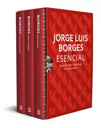 ESTUCHE JORGE LUIS BORGES ESENCIAL (CONTIENE: POESÍA COMPLETA  CUENTOS COMPLETOS  INQUISICIONES)