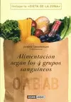 ALIMENTACION SEGUN LOS 4 GRUPOS SANGUINEOS