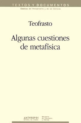 ALGUNAS CUESTIONES DE METAFISICA