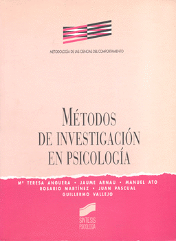 METODOS DE INVESTIGACION EN PSICOLOGIA