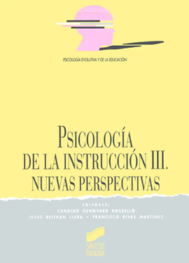 PSICOLOGIA DE LA INSTRUCCION 3 NUEVAS PERSPECTIVAS