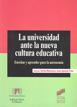 UNIVERSIDAD ANTE LA NUEVA CULTURA EDUCATIVA, LA