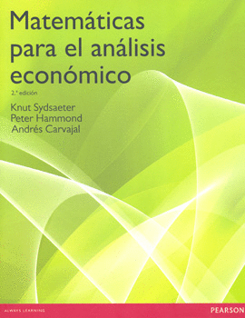 MATEMATICAS PARA EL ANALISIS ECONOMICO 2 EDICION