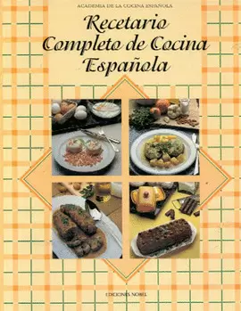 RECETARIO COMPLETO DE COCINA ESPAÑOLA