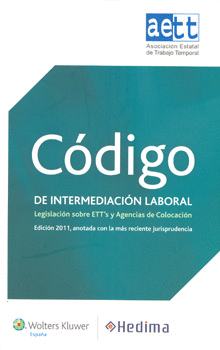 CODIGO DE INTERMEDIACION LABORAL LEGISLACION SOBRE ETTS