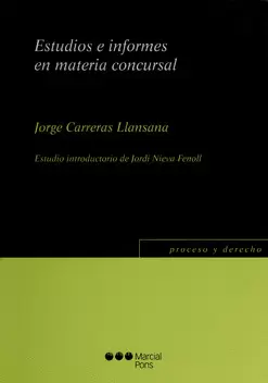 ESTUDIOS E INFORMES EN MATERIA CONCURSAL