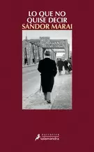 LO QUE NO QUISE DECIR