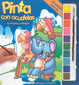 ANIMALES SALVAJES C/ACUARELAS