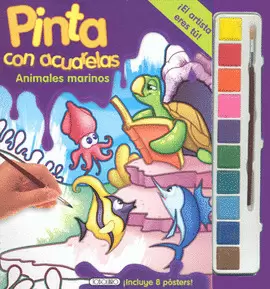 ANIMALES MARINOS C/ACUARELAS