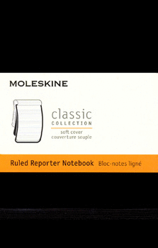 MOLESKINE SOFT COVER LEGENDARY NOTEBOOKS RULED REPORTER NOTEBOOK