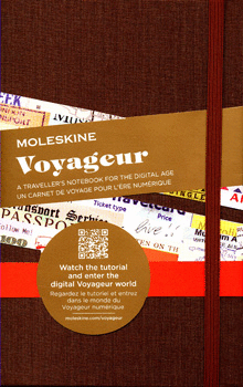 LIBRETA GRANDE DE VIAJE COLOR CAFE INTERIOR RAYAS