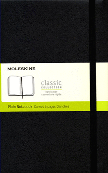 MOLESKINE LEGENDARY NOTEBOOKS BLACK PLAIN NOTEBOOK CARNET A PAGES BLANCHES