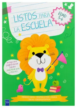 LIBRO INFANTIL DE ACTIVIDADES: LISTOS PARA LA ESCUELA: EDAD 5-6 - LEON