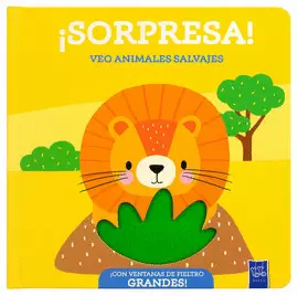LIBRO INFATIL: ¡SORPRESA! VEO ANIMALES SALVAJES