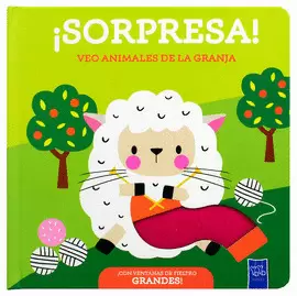 LIBRO INFATIL: ¡SORPRESA! VEO ANIMALES DE LA GRANJA