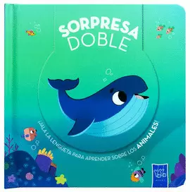 LIBRO INFANTIL CON LENGÜETA: SORPRESA DOBLE: ANIMALES