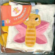 LIBRO DE TELA: UNA CARICIA PARA LOS SENTIDOS: LA MARIPOSA