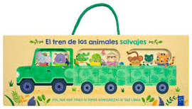 LIBRO PARA BEBES: EL TREN DE LOS ANIMALES SALVAJES