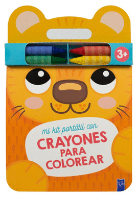 MI KIT PORTATIL CON CRAYONES PARA COLOREAR GATO