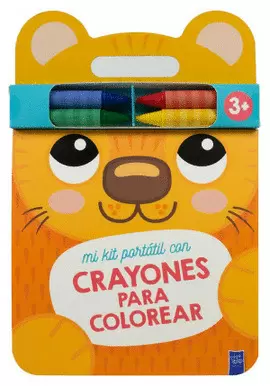 MI KIT PORTATIL CON CRAYONES PARA COLOREAR GATO