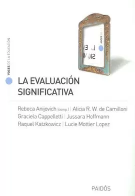 LA EVALUACION SIGNIFICATIVA