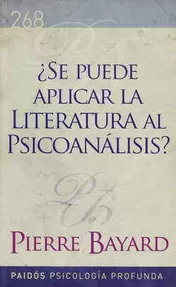 ¿SE PUEDE APLICAR LA LITERATURA AL PSICOANALISIS?