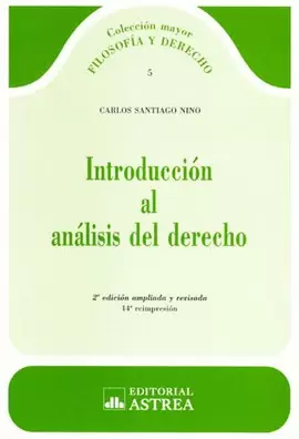 INTRODUCCION AL ANALISIS DEL DERECHO