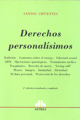 DERECHOS PERSONALISIMOS