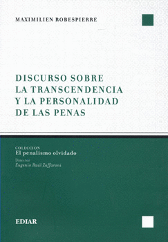 DISCURSO SOBRE LA TRANSCENDENCIA Y LA PERSONALIDAD DE LAS PENAS