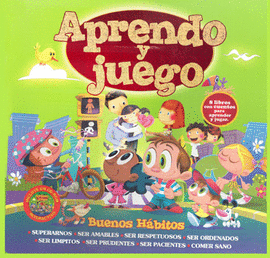 APRENDO Y JUEGO BUENOS HÁBITOS CON CD Y 8 LIBROS