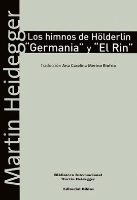 LOS HIMNOS DE HOLDERLIN GERMANIA Y EL RIN