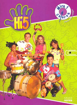 HI5 MIRA Y COLOREA LIBRO PARACOLGAR