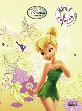 DISNEY HADAS MIRA Y COLOREA LIBRO PARA COLGAR