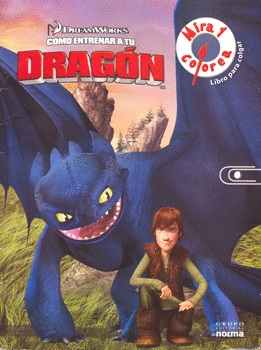 COMO ENTRENAR A TU DRAGON MIRAY COLOREA LIBRO PARA COLGAR