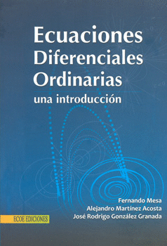 ECUACIONES DIFERENCIALES ORDINARIAS UNA INTRODUCCION