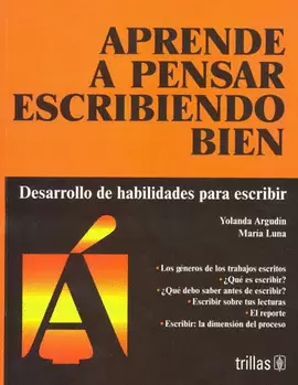 APRENDE A PENSAR ESCRIBIENDO BIEN