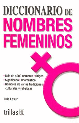 DICCIONARIO DE NOMBRES FEMENINOS