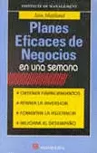 PLANES EFICACES DE NEGOCIOS ENUNA SEMANA