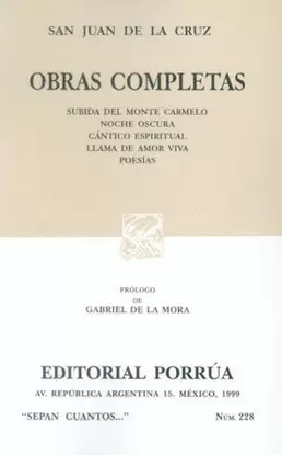OBRAS COMPLETAS DE SOR JUANA INES DE LA CRUZ